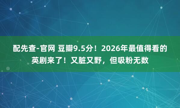 配先查-官网 豆瓣9.5分！2026年最值得看的英剧来了！又脏又野，但吸粉无数